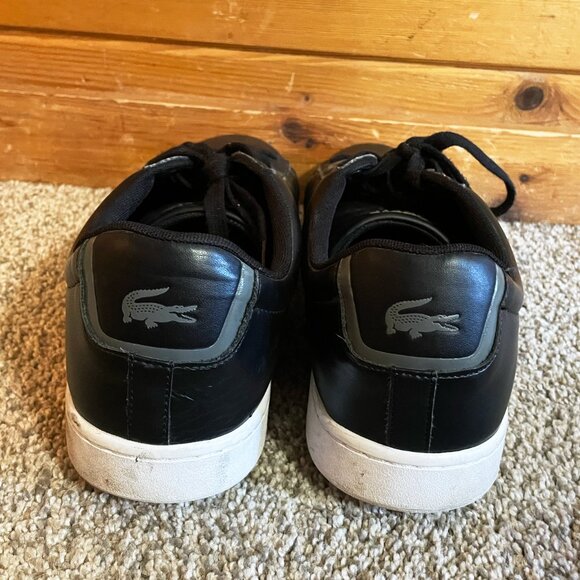Lacoste Mens Graduate Black/White Sneakers size 13 - Picture 5 of 6